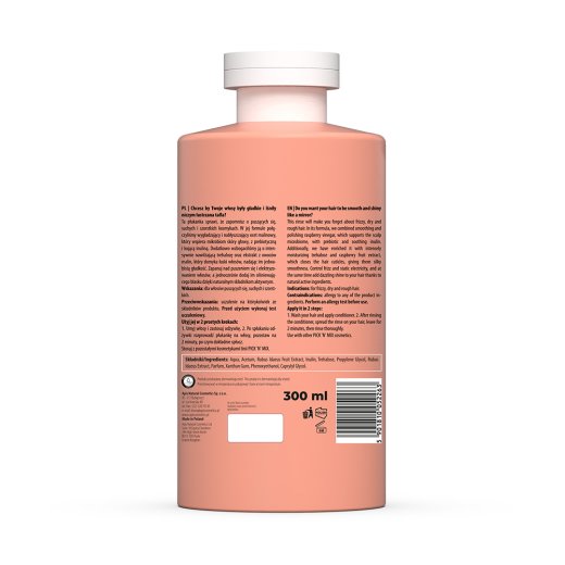 Wygładzająca malinowa płukanka octowa do włosów