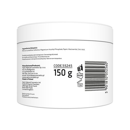 Enzymatyczny peeling w proszku z witaminą C