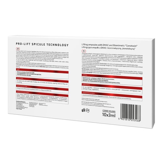 Liftingujące ampułki z DMAE i biomimetyczną „konotoksyną”