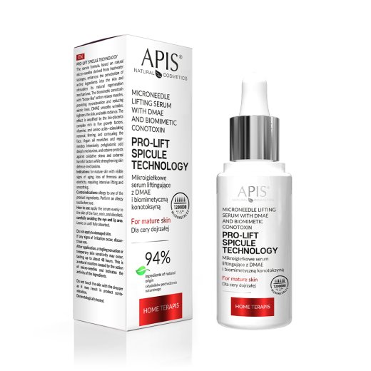 Mikroigiełkowe serum liftingujące z DMAE i biomimetyczną konotoksyną Home TerApis