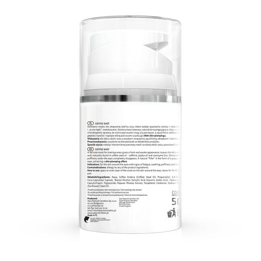 Biorewitalizująca maska pod oczy 11.22 tył
