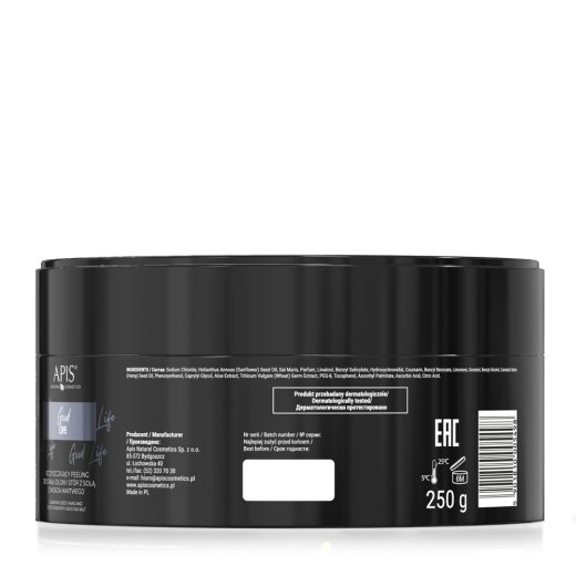 GOOD LIFE Oczyszczający peeling 250 g tył