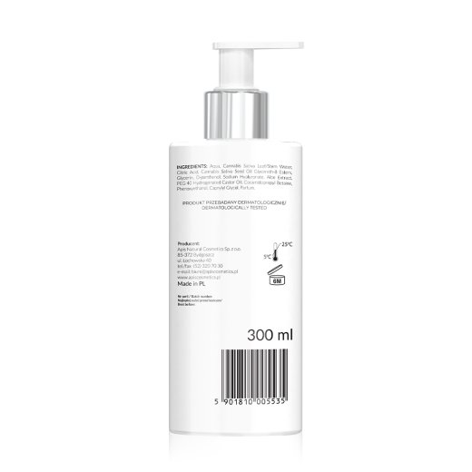 Naturalny tonik łagodzący na bazie hydrolatu z konopi tył