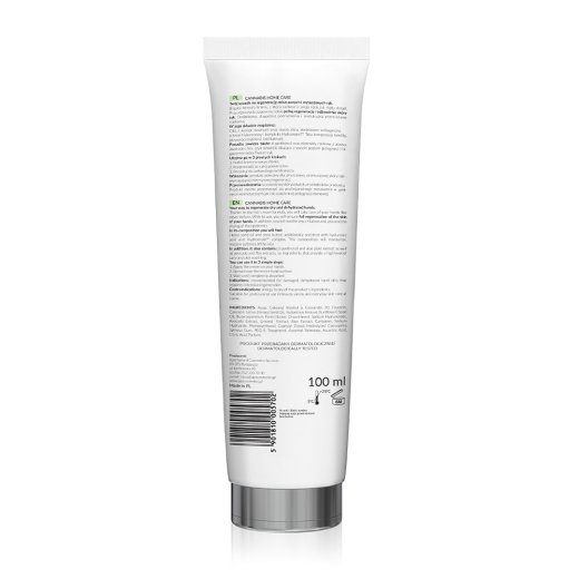 Regenerujący krem do rąk z olejem z konopi 100 ml tył