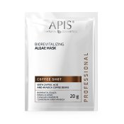 COFFEE SHOT Biorewitalizująca maska algowa z kwasem kawowym i ziarenkami kawy Arabica 20 g